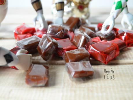 Caramelos de toffe y chocolate