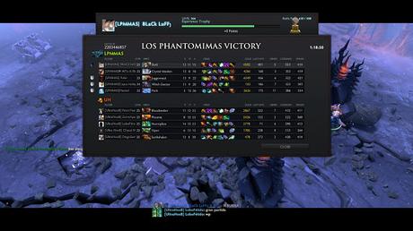 Resultado - Los Phantomimas vs Ultra Noobs - Scrim Dota 2