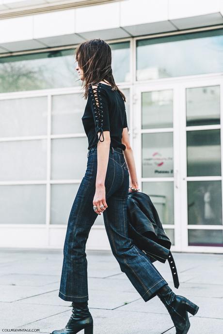 PFW-Paris_Fashion_Week_Fall_2016-Street_Style-Collage_Vintage-Model-Lace_Up-Louis_Vuitton_Jeans-3