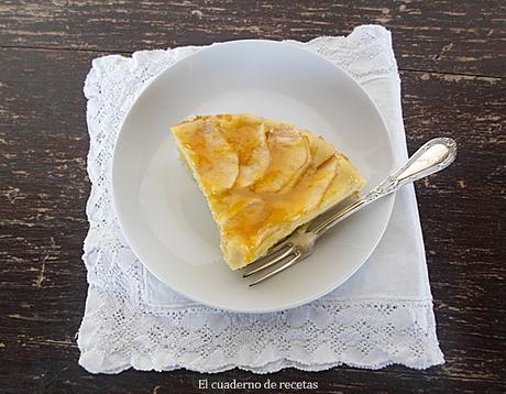 Tarta de Manzana Sencillísima { Sin azúcar }