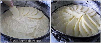 Tarta de Manzana Sencillísima { Sin azúcar }