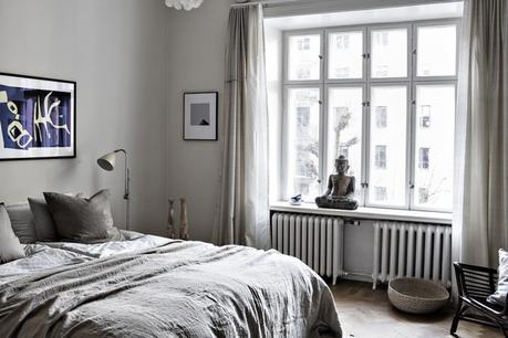 suelos de madera de roble salon de lujo salón comedor nórdico noguchi muebles de diseño nórdico montana estanterías Lujosos muebles de diseño estilo nórdico escandinavo eames blog decoración nórdica 