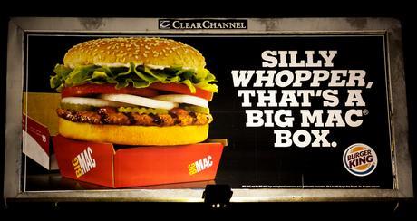 Burger Wars. La guerra publicitaria entre McDonald’s y Burger King Valla publicitaria Whopper