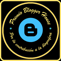 Premio Blogger House por la contribución a la blogosfera