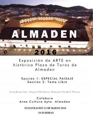 Exposición de arte en la Plaza de Toros de Almadén