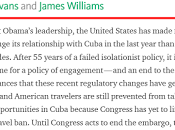 Bloqueo impide estadounidenses aprovechar oportunidades Cuba