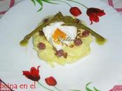 Crema patata huevo poche
