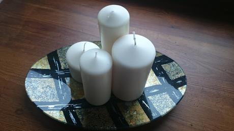 Bandeja cristal diseño propio