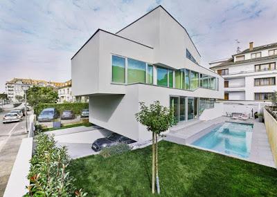 Casa Volumetrica y Contemporanea en Strasbourg