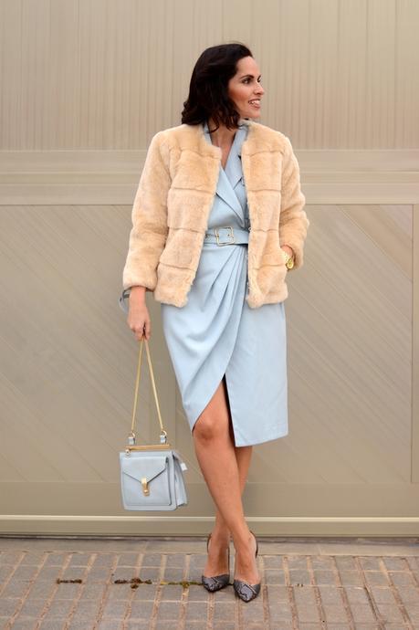 dress-fur-coat-heels-spring-street-style