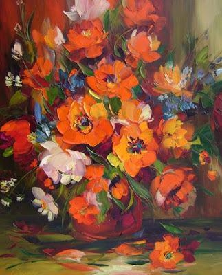 Pintores que pintan flores:Alexander Sergeev