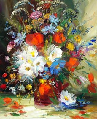 Pintores que pintan flores:Alexander Sergeev