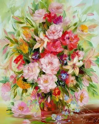 Pintores que pintan flores:Alexander Sergeev