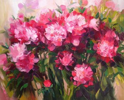 Pintores que pintan flores:Alexander Sergeev