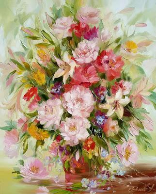 Pintores que pintan flores:Alexander Sergeev