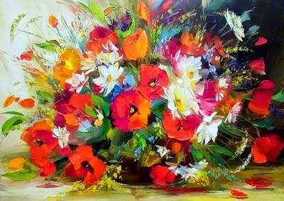 Pintores que pintan flores:Alexander Sergeev