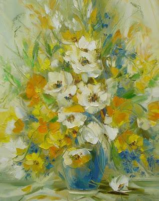 Pintores que pintan flores:Alexander Sergeev