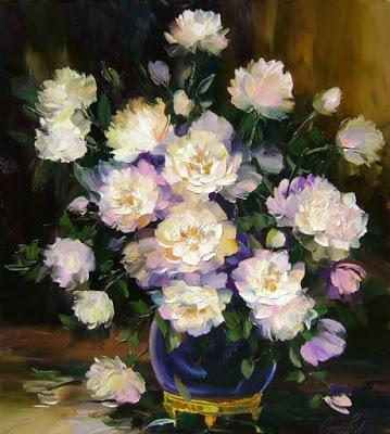 Pintores que pintan flores:Alexander Sergeev