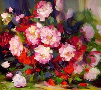 Pintores que pintan flores:Alexander Sergeev