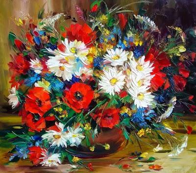 Pintores que pintan flores:Alexander Sergeev