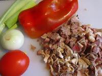 Fideos con carnes de cocido #ReciclandoSabores