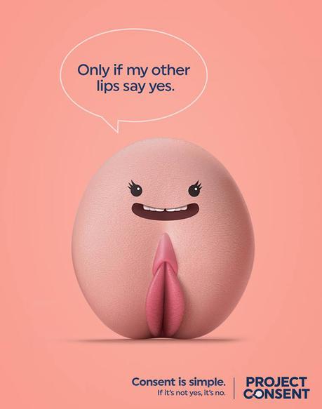 project consent. only if my other lips say yes