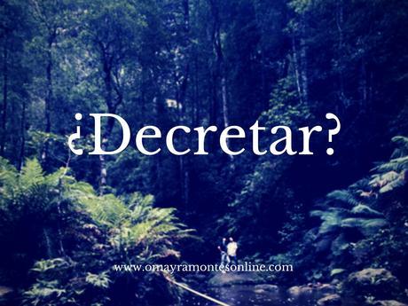 ¿Decretar-
