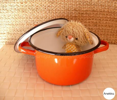 little doll Hans, amigurumi mohair