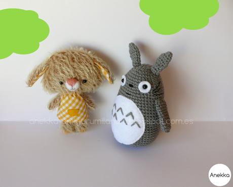 kawaii totoro and little bear