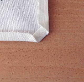 Dobladillo perfecto de esquinas / Perfect mitered corners