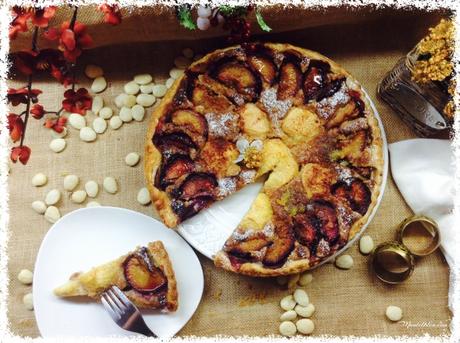 Tarta-de-almendras-con-ciruelas-y-manzana-1