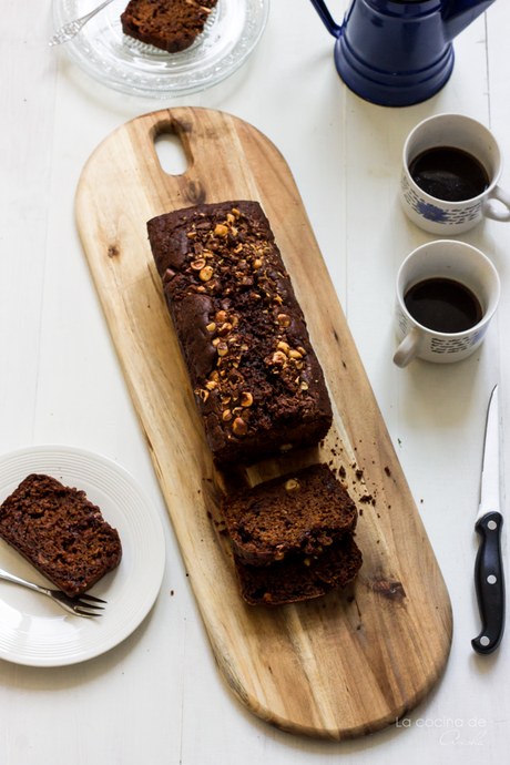 Two chocolates greek yogurt banana bread #BreadBakers