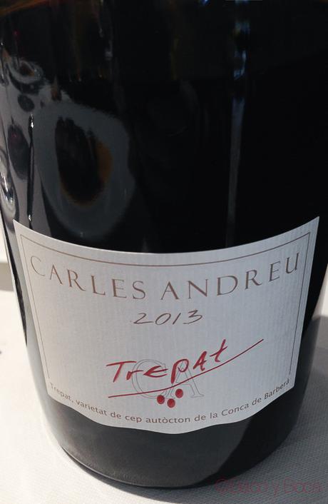 Vino Carles Andreu Trepat DOP Baco y boca