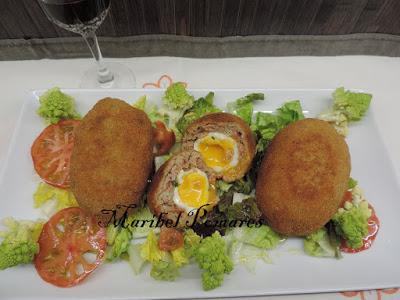 Huevos escoceses.
