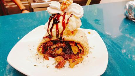 Strudel de manzana vegano