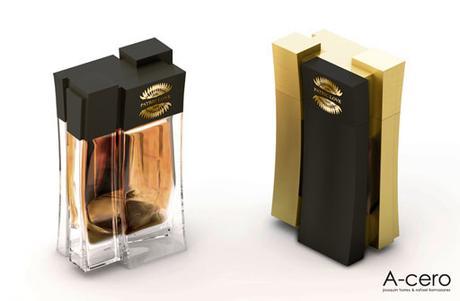 DISEÑO DE A-CERO PARA EXCLUSIVO BOTE DE PERFUME