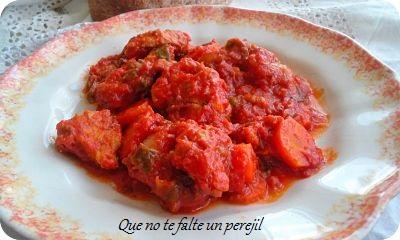 Rabo de Cerdo con Tomate y Pimentón de la Vera