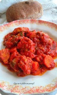 Rabo de Cerdo con Tomate y Pimentón de la Vera
