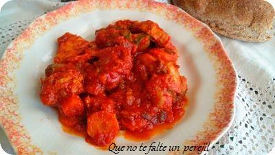 Rabo de Cerdo con Tomate y Pimentón de la Vera