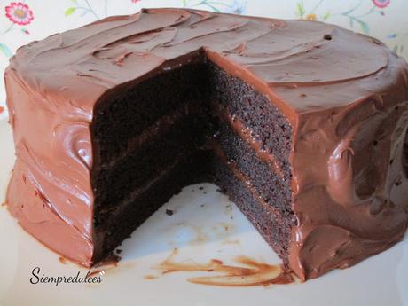 Devil's food cake o Tarta del diablo