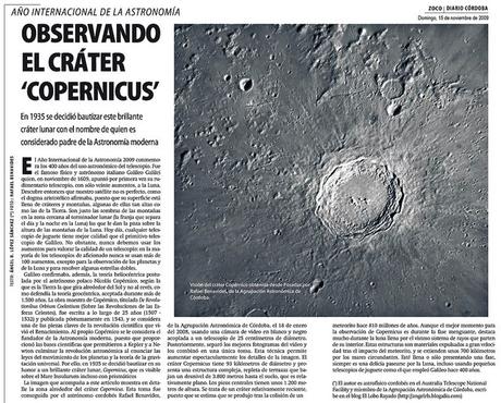 Zoco de Astronomía: Observando el cráter Copérnico