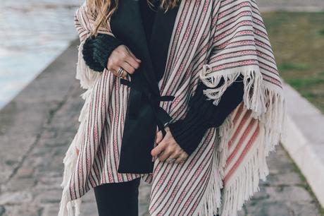 Collage_Vintage_Outfit-Maje_Exclusive-Poncho-Striped-Black-Celine_Boots-Street_Style-PFW-66
