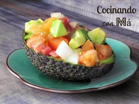 Ensalada de Aguacate y Jamón