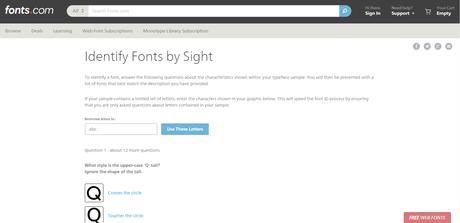5 Páginas para identificar tipografías 5 Páginas para identificar tipografías