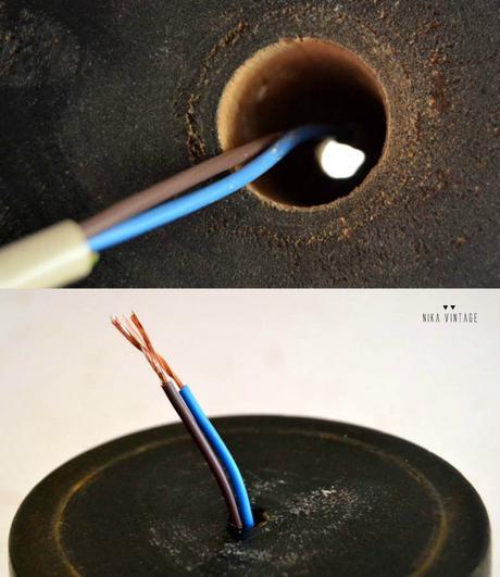 diy en el que haremos una lampara con una tulipa y una base de madera