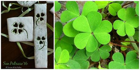 Galletas Tréboles en Madera Envejecida San Patricio´16