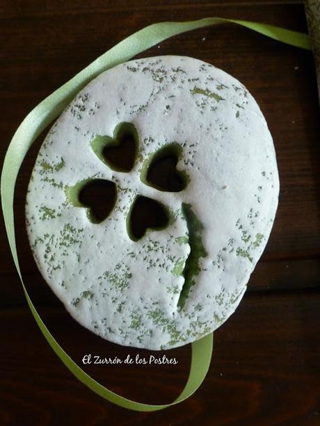 Galletas Tréboles en Madera Envejecida San Patricio´16