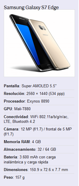 Samsung Galaxy S7 Edge, un smartphone difícil de batir