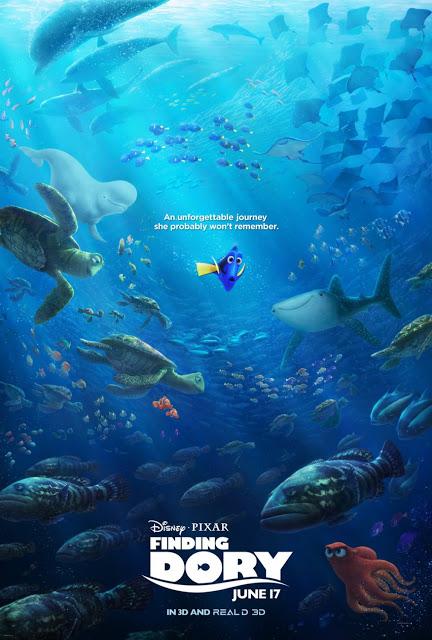 NUEVO Y CHULÍSIMO PÓSTER OFICIAL DE BUSCANDO A DORY (FINDING DORY)