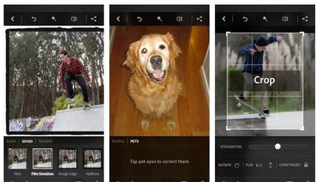 Adobe Photoshop Express un buen editor de imágenes